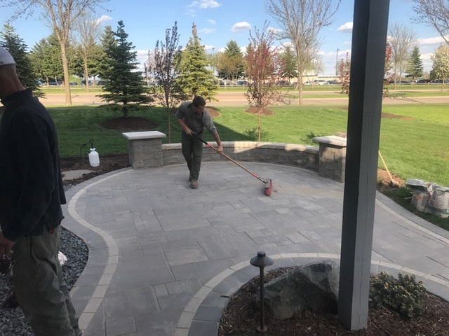Landscape Around Patio Inver Grove Heights MN