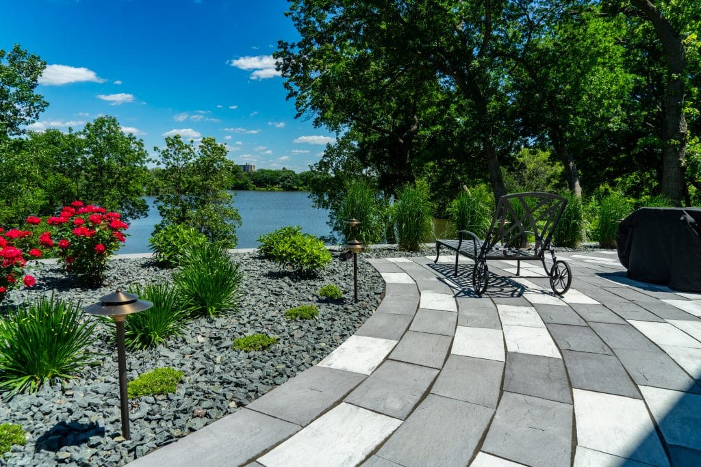 Paver Patio Overlook Edina, MN garden