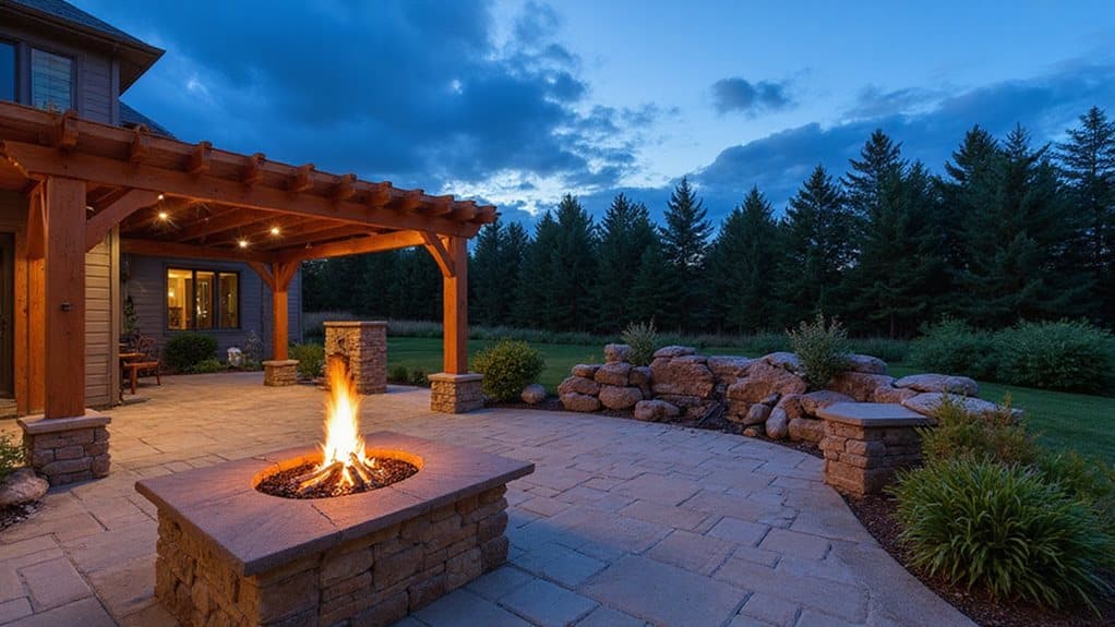 custom luxury outdoor living