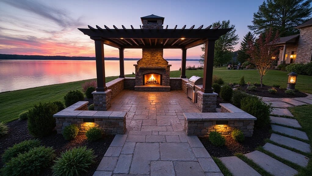luxury outdoor living design