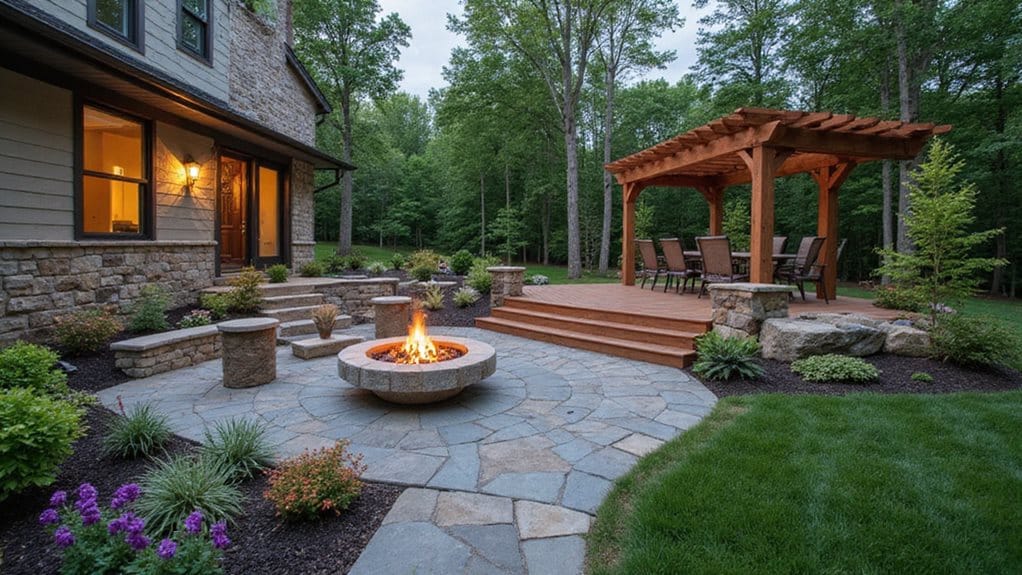 luxury outdoor living design