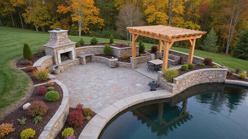 luxury outdoor living design