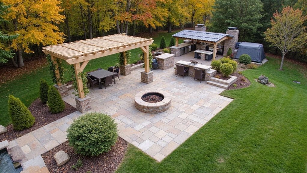 luxury outdoor living design