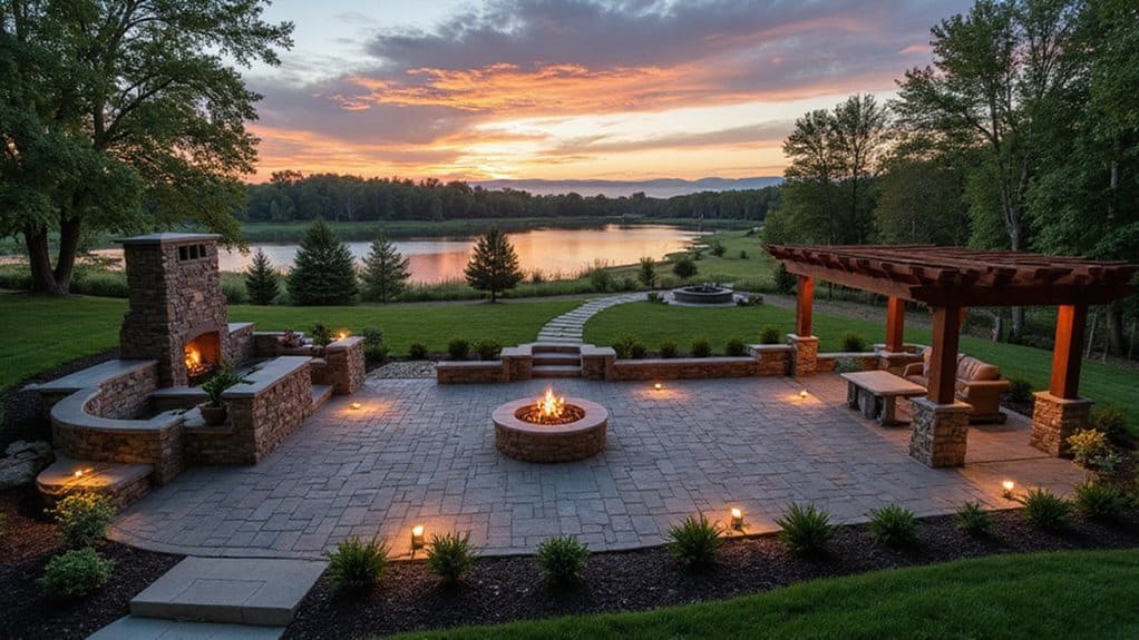 luxury outdoor living designs