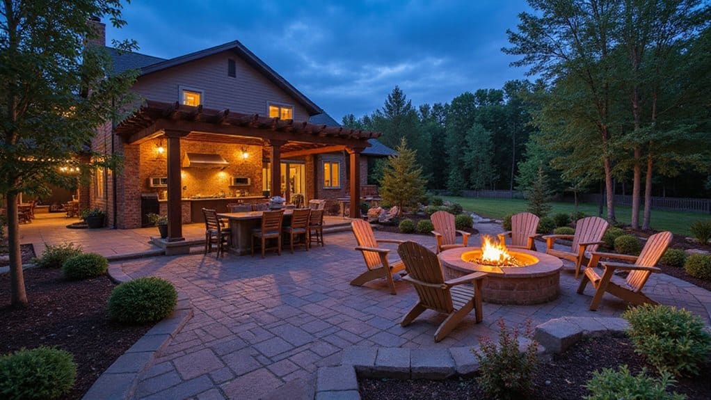 luxury outdoor living designs