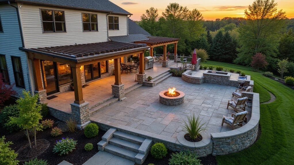 luxury outdoor living designs