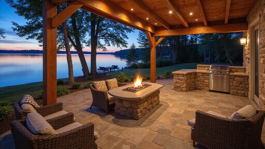 outdoor luxury living spaces