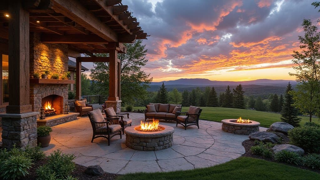 outdoor luxury living spaces