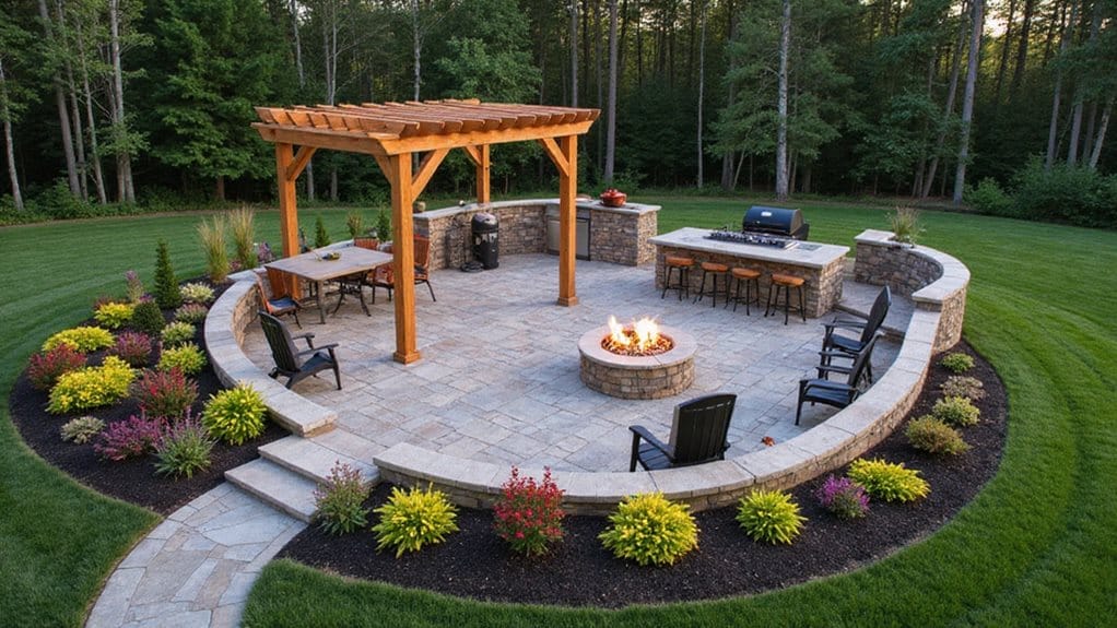 outdoor luxury living spaces